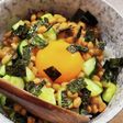 給料日前の救世主♡きゅうり●納豆●卵●丼