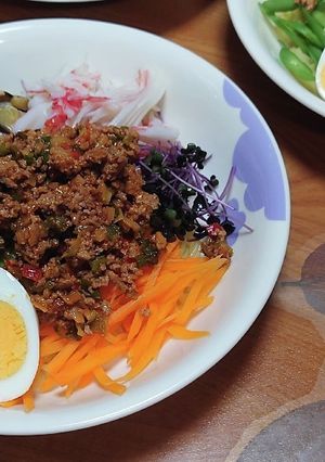 汁なし担々麺風冷やし中華-レシピのメイン写真