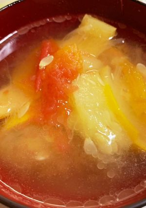 ズッキーニとトマトの中華スープ-レシピのメイン写真
