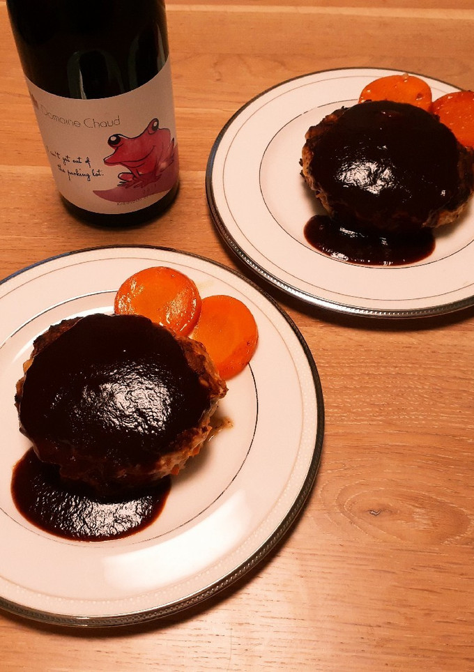 簡単♪人参ととうもろこしのハンバーグ-レシピのメイン写真