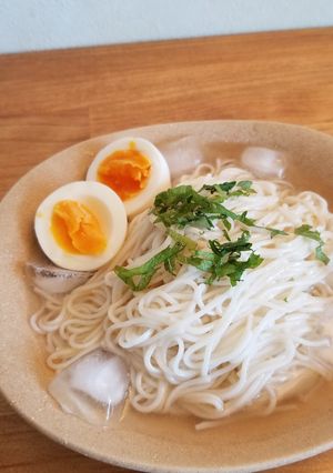夏に♪旨塩そうめん-レシピのメイン写真