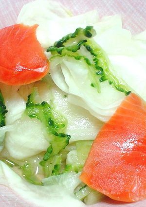 簡単！蕪の甘酢漬け【ゴーヤ入り】-レシピのメイン写真
