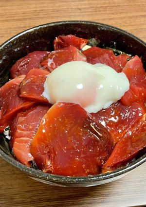 カツオのスタミナ丼-レシピのメイン写真