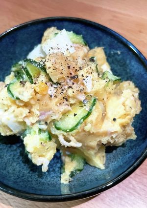 おつまみにも！たまご入りポテトサラダ-レシピのメイン写真