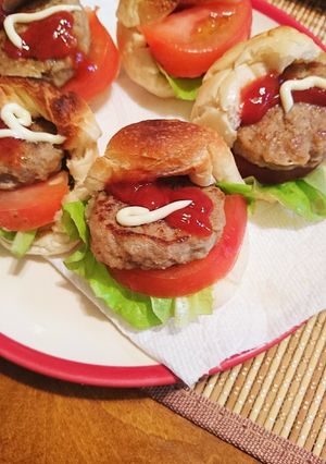 超ズボラ！白パンのハンバーガーもどき-レシピのメイン写真