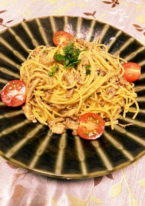 金華鯖缶のパスタ　簡単-レシピのメイン写真
