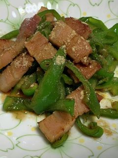 マカ入りピーマンとベーコンの醤油炒め-レシピのメイン写真