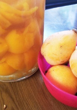 ビワのコンポート-レシピのメイン写真
