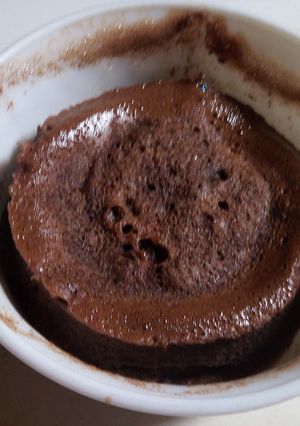 簡単レンジで4分プディング風チョコケーキ-レシピのメイン写真