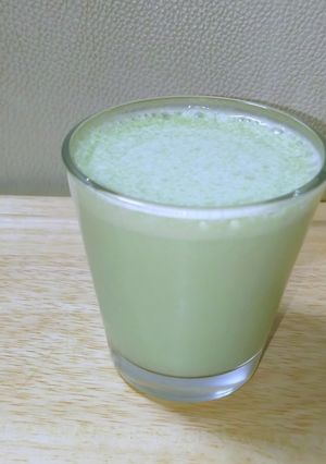 牛乳で美味しく飲もう!!大麦若葉の青汁-レシピのメイン写真