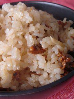 あさりの佃煮で炊き込みご飯♪-レシピのメイン写真