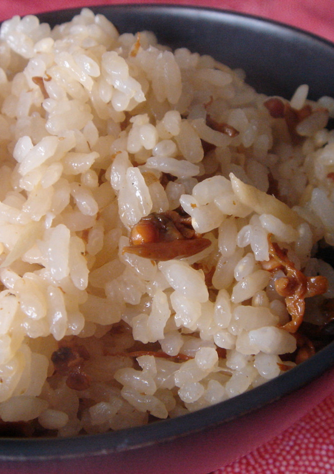 あさりの佃煮で炊き込みご飯♪-レシピのメイン写真