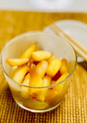 らっきょうの醤油漬け-レシピのメイン写真