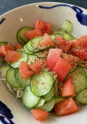 冷蔵庫にあるものだけでさっぱり素麺-レシピのメイン写真