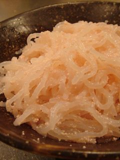 しらたきと明太子炒め和え♪-レシピのメイン写真