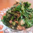 我が家の常備菜♪ かぶ葉のゴマ炒め