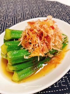 オクラのわさび風味煮びたし-レシピのメイン写真