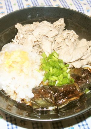 鬼おろし豚しゃぶぶっかけうどん-レシピのメイン写真