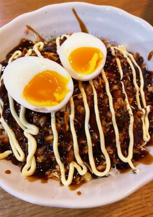 お好み焼き風サラダ-レシピのメイン写真