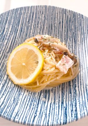 牛乳で簡単☆爽やかレモンのクリームパスタ-レシピのメイン写真