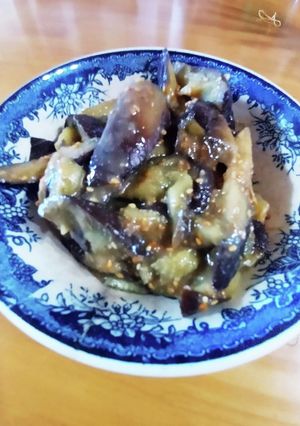 蒸しナスのゴマ味噌和え-レシピのメイン写真