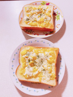 ポテトとマヨカレーのトースト-レシピのメイン写真