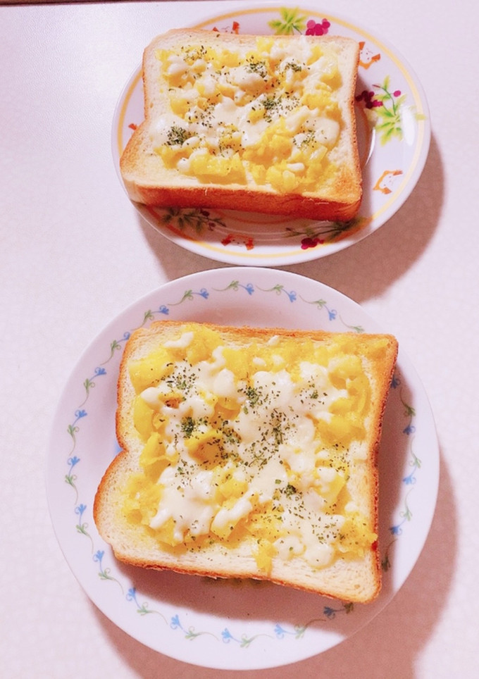 ポテトとマヨカレーのトースト-レシピのメイン写真