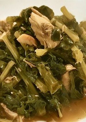 大根葉と鯖缶の煮物-レシピのメイン写真