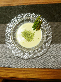ヨウサマの減塩アスパラガスの冷製スープ-レシピのメイン写真