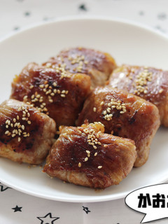 そのまま巻いちゃいました♪肉巻き焼きそば-レシピのメイン写真
