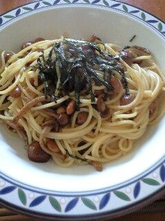 納豆となめこのパスタ-レシピのメイン写真