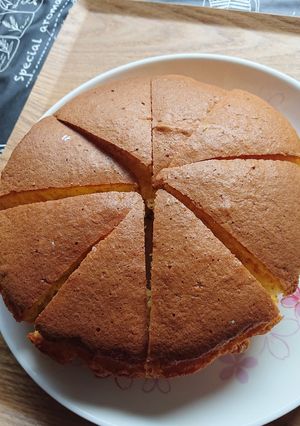 ふわふわのスポンジケーキ。プレーン。-レシピのメイン写真