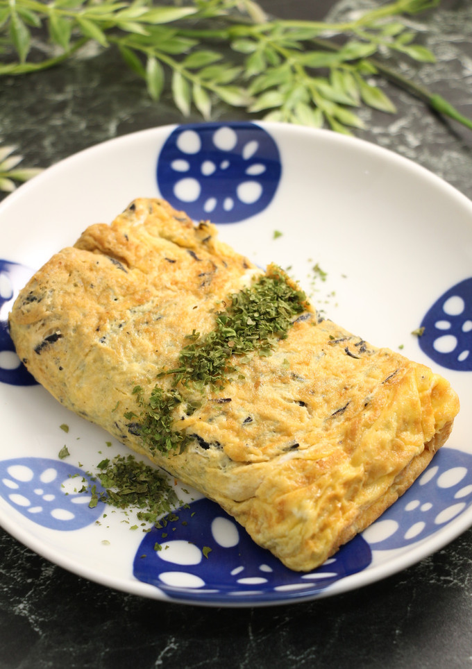 痛風対策！ひじきの白だし卵焼き-レシピのメイン写真