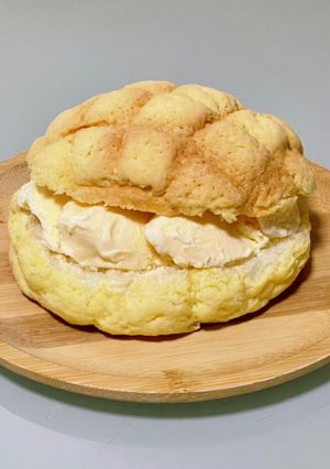 浅草名物♡アイスめろんぱん-レシピのメイン写真