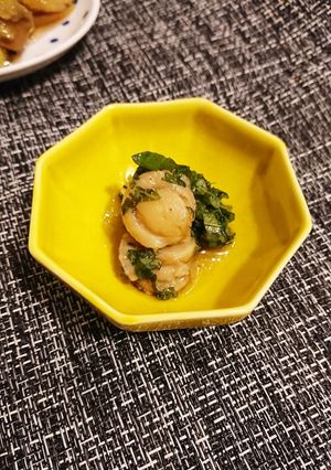 蒸しベビーホタテと大葉の和え-レシピのメイン写真