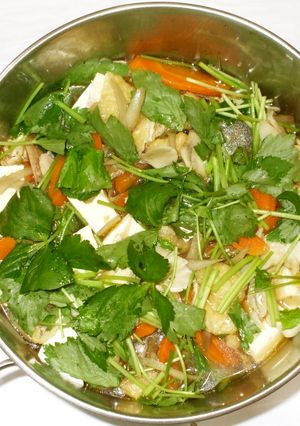 鶏豆腐ごぼう煮♪簡単咳動脈硬化漢方薬膳-レシピのメイン写真