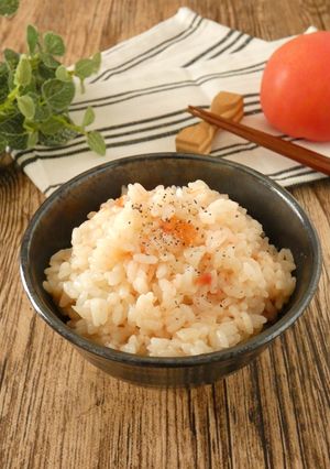 圧力鍋★冷凍トマトの炊き込みご飯-レシピのメイン写真