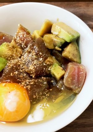 漬けマグロ丼-レシピのメイン写真