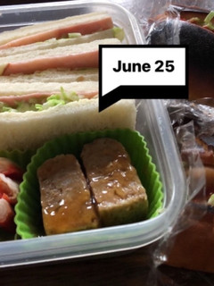 ヤツと私の弁当たまに娘 6/25-レシピのメイン写真