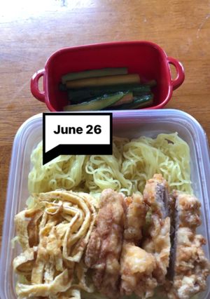 ヤツと私の弁当たまに娘 6/26-レシピのメイン写真