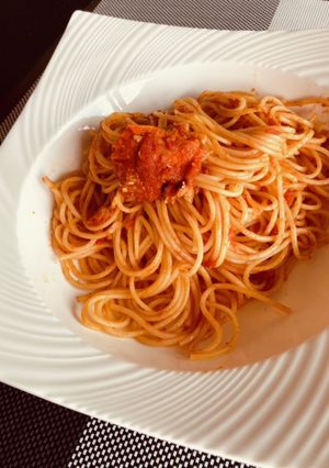 旬の味 ワタリガニのトマトスパゲッティ-レシピのメイン写真