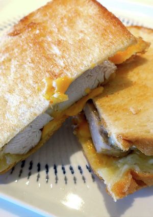 スモーク(風味)☆チキンサンド-レシピのメイン写真