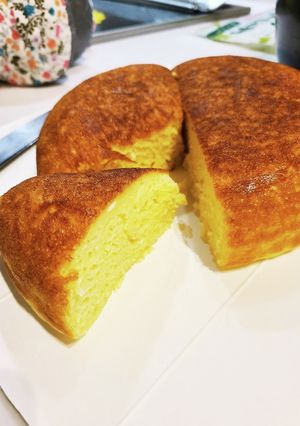 HMとヨーグルトでもちもちパンケーキ-レシピのメイン写真