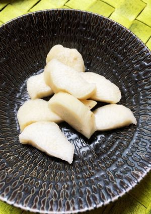 塩辛いパン　リメイク　簡単　パン床　-レシピのメイン写真