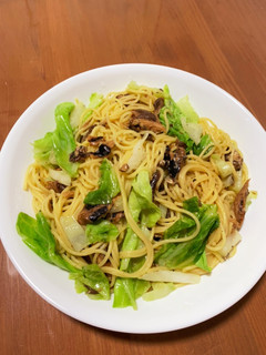 イワシとキャベツのパスタ-レシピのメイン写真