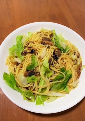 イワシとキャベツのパスタ-レシピのメイン写真