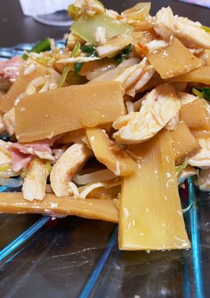 鶏肉とメンマのピリ辛和え-レシピのメイン写真