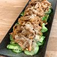 あっさり*塩もみ胡瓜と甘辛豚炒め