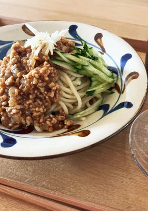 豚ひき肉とタマネギで簡単！ジャージャー麺-レシピのメイン写真