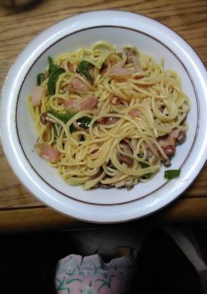 しめじとベーコンの和風パスタ-レシピのメイン写真